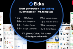 Ekka v3.7-电子商务HTML模板+管理仪表板