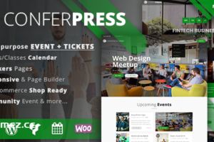 ConferPress v2.8.2-多用途活动门票WordPress主题