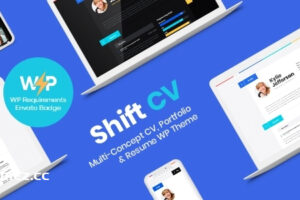 ShiftCV v3.0.14-博客\简历\作品集\ WordPress