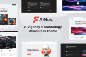 Ainus v1.0-人工智能代理与技术WordPress主题