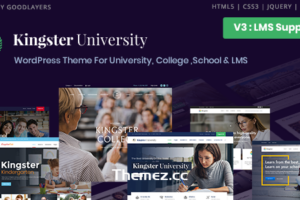 Kingster v3.2.4-适用于大学、学院和学校的教育WordPress