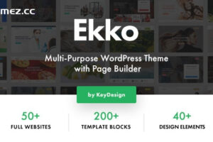 Ekko v5.0-带页面生成器的多用途WordPress主题