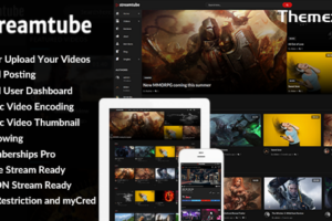 StreamTube v4.13-视频WordPress主题