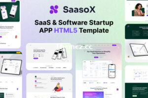 SaasoX-SaaS和软件应用程序启动HTML5模板
