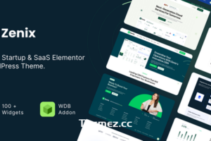 Zenix v5.0-技术创业和SaaS Elementor WordPress主题