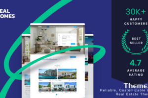 RealHomes v4.4.0-房地产销售和租赁WordPress主题