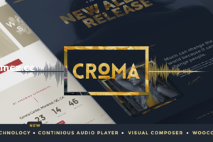 Croma v3.6.2-响应式音乐WordPress主题