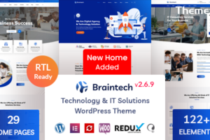 Braintech v2.6.9-技术和IT解决方案WordPress主题