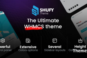 ShufyTheme v1.2.6-终极WHMCS主题