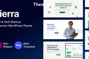 Sierra v1.7-SaaS和技术初创公司Elementor WordPress主题