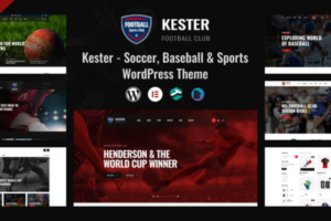 Kester v1.2.2-足球俱乐部和体育新闻WordPress主题
