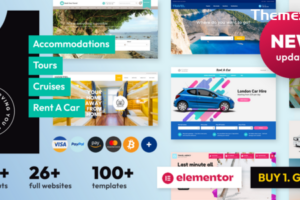 Book Your Travel v8.19.55 -在线预订WordPress主题