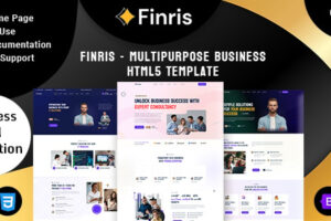 Finris-多用途商业和IT解决方案HTML5模板