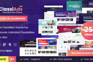 Classiads v6.1.11 -分类广告WordPress主题
