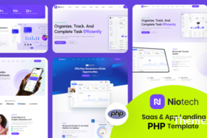 Niotech-Saas和应用程序登录PHP模板
