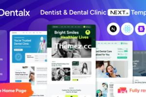 Dentalx-牙医和牙科诊所NextJS模板