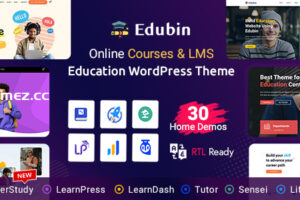 Edubin v9.4.7-教育LMS WordPress主题
