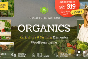 Organics v1.0.1-农业与食品农场WordPress主题