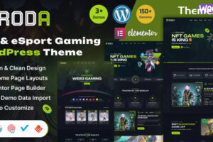 Roda v1.0.0-游戏商店和电子商务WordPress主题