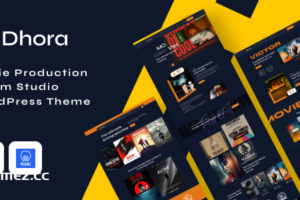 Dhora v1.0.5–电影制作和电影工作室WordPress主题