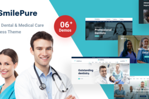 SmilePure v1.7.2-牙科和医疗WordPress主题