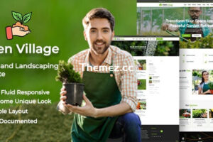Green Village -花园和景观响应HTML5模板