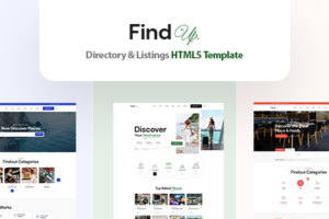 Findup –目录和列表HTML5模板