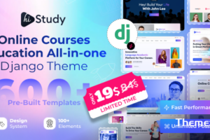 HiStudy-在线课程和教育Django 5模板