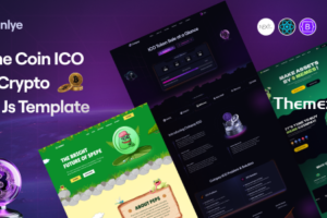Coinlye-Meme币ICO&加密货币下一个Js模板