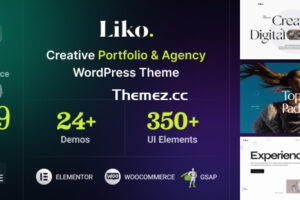 Liko v1.0.3-创意代理与作品集WordPress主题