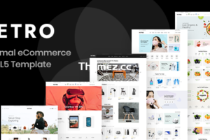 Retro-简洁的HTML5电子商务模板