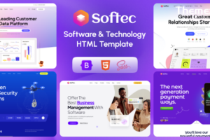 Softec-软件和技术HTML模板