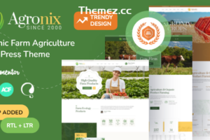 Agronix v2.0.1-有机农场农业WordPress主题