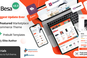 Besa v2.3.10-Elementor Marketplace WooCommerce主题