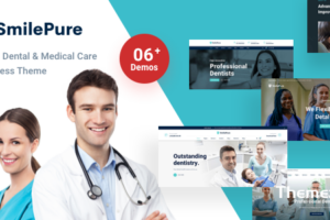 SmilePure v1.8.0-牙科和医疗WordPress主题