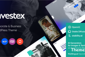 Investex v1.19 -企业商务与会计WordPress主题