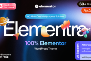 Elementra v1.0.6-100%Elementor WordPress主题