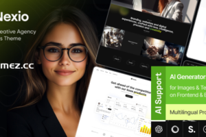Nexio v1.5-数字创意机构WordPress主题+AI