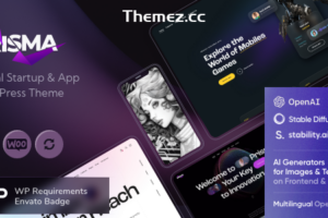 Prisma v1.10-数字创业与应用WordPress主题+AI