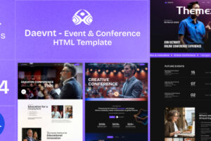 Daevnt – Event and Conference HTML Template