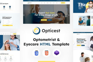 Opticest-验光师和眼部护理HTML模板