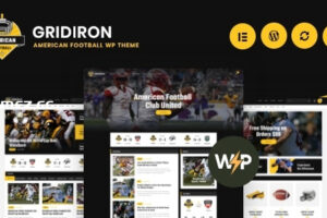 Gridiron v1.0.14-美式橄榄球和NFL超级碗球队WordPress主题