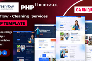 Freshflow-清洁服务PHP模板