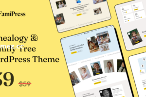 FamiPress v1.1.3-家谱和家谱WordPress主题