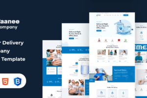 Paanee-饮用矿泉水配送HTML模板