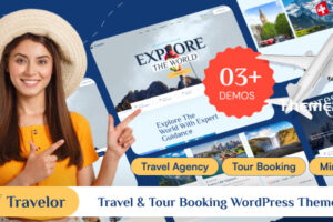 Travelor v1.0.0–旅行和旅游预订WordPress主题