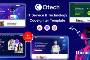 oTech-CodeIgniter IT解决方案和技术创业模板