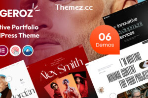 Geroz v1.1.1-创意作品集和数字代理WordPress主题