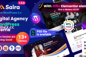 Saira v10.0.8-数字代理WordPress