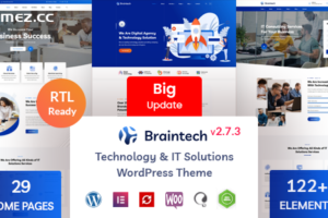 Braintech v2.7.3-技术和IT解决方案WordPress主题